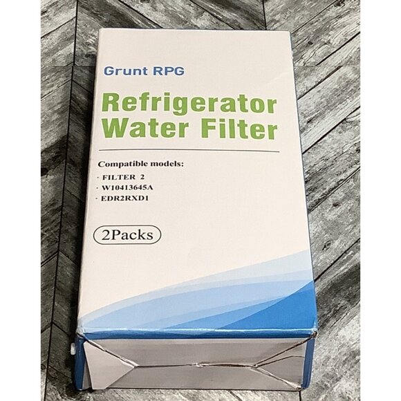 Grunt RPG W10413645A Refrigerator Water Filter 2 Pack - Picture 2 of 5